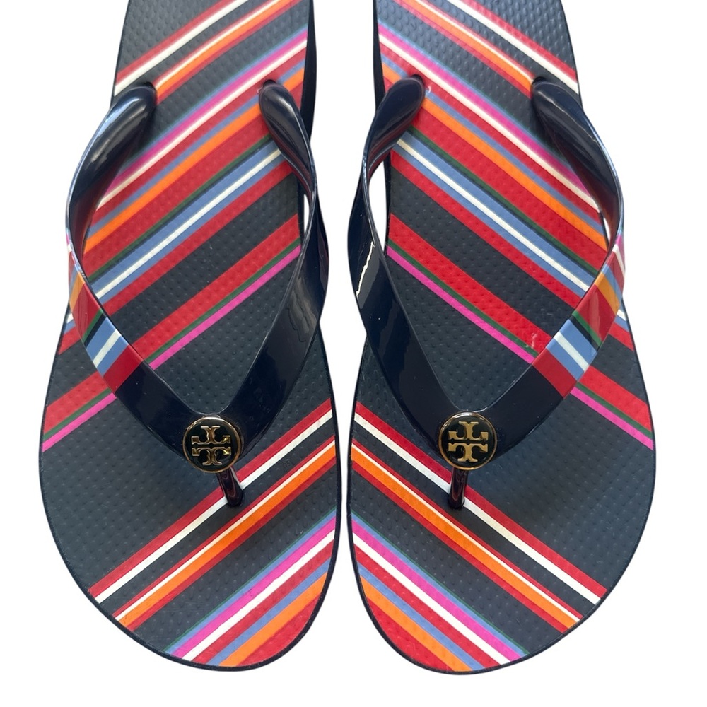 Tory Burch Multicolor Striped Sandals